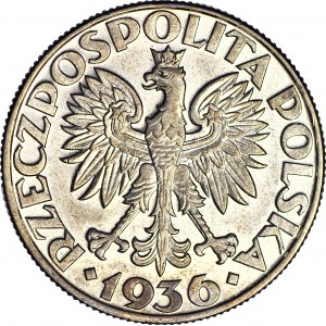 5 złotych 1936 Żaglowiec, menniczy