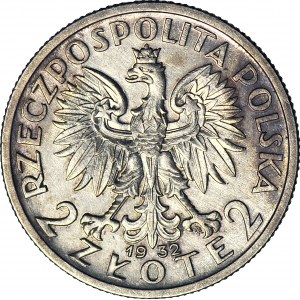 2 złote 1932, Głowa, mennicza