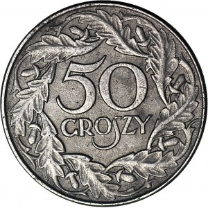 50 groszy 1938 NIENIKLOWANE, rzadkie