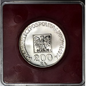 200 Złotych 1974, XXX LAT PRL, obiegowe w pudełku PEWEX