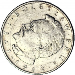 R-, 10 złotych 1975 B. Prus, SKRĘTKA 60 stopni, rzadkie