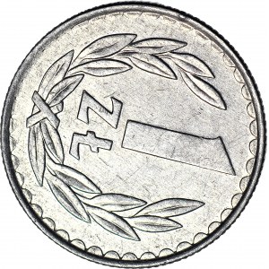 R-, 1 złoty 1987, SKRĘTKA 100 stopni, rzadkie