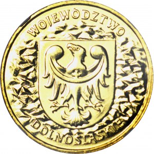 RR-, 2 złote 2004, Woj. Lubelskie, DESTRUKT, SKRĘTKA 45 stopni