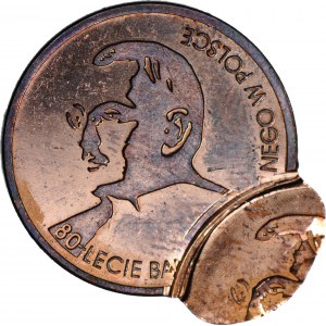 RR-, NBP Open Days token 2004 Mint of Poland, DESTRUKT, double minting