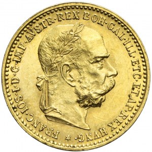 Austria, Franciszek Józef, 10 koron 1896, Wiedeń