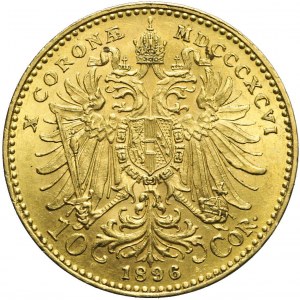 Austria, Franciszek Józef, 10 koron 1896, Wiedeń