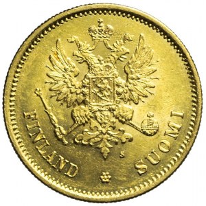 Finlandia, Aleksander II, 20 markka 1878 S, mennicza