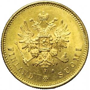 Finlandia, Aleksander II, 20 markka 1879 S, mennicza
