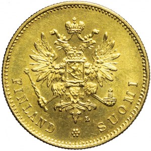 Finlandia, Aleksander II, 20 markka 1911 L, mennicza