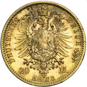 Niemcy, Prusy, 20 marek 1873 B, Wilhelm I, Hanower