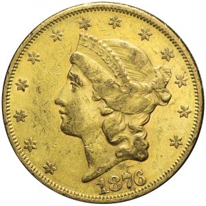 Stany Zjednoczone Ameryki (USA), 20 dolarów 1876, Liberty Head, Filadelfia