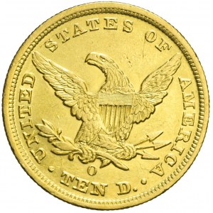Stany Zjednoczone Ameryki (USA), 10 dolarów 1847 O, Liberty Head, Nowy Orlean