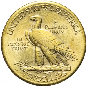 Stany Zjednoczone Ameryki (USA), 10 dolarów 1910 D, Indianin, Denver