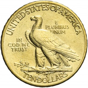 Stany Zjednoczone Ameryki (USA), 10 dolarów 1915, Indianin, Filadelfia