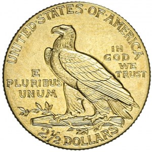 Stany Zjednoczone Ameryki (USA), 2 1/2 dolara, Indianin, 1915, Filadelfia