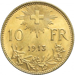 Szwajcaria, 10 franków 1913, Berno