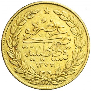 Turcja, Abdul Azis, 100 Kurush AH 1277 (1861)