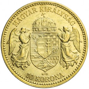 Węgry, Franciszek Józef, 10 koron 1892, Kremnica