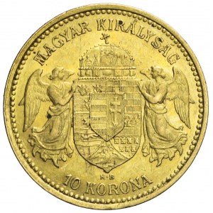 Węgry, Franciszek Józef, 10 koron 1904, Kremnica