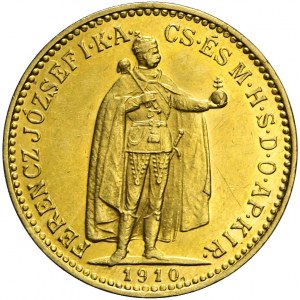 Węgry, Franciszek Józef, 10 koron 1910, Kremnica