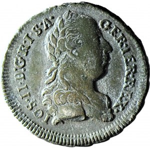 Österreich, Joseph II, 1/2 Krajcar 1775 S, Smolnik