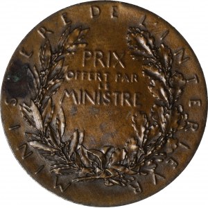 Francja. Medal XIX/XXw, ministra spraw wewnętrznych Francji