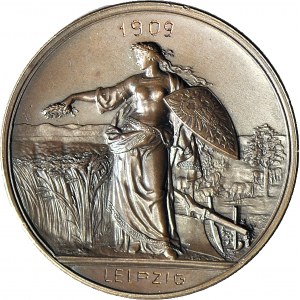 Niemcy, Medal 1909, Za zasługi - wystawa Niemieckiego Towarzystwa Rolniczego w Lipsku