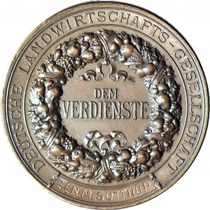 Niemcy, Medal 1909, Za zasługi - wystawa Niemieckiego Towarzystwa Rolniczego w Lipsku