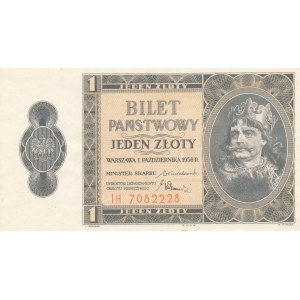 1 złoty 1938 Chrobry, ser. IH