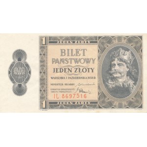 1 złoty 1938 Chrobry, ser. IL