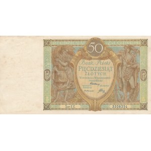 50 złotych 1929 seria EE