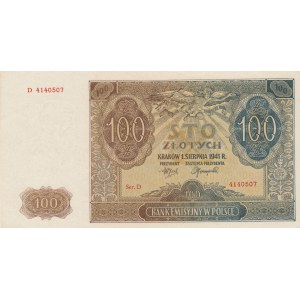 100 złotych 1941, Ser. D