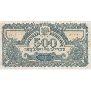 500 złotych 1944, ...owym - ser. AK