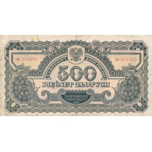 500 złotych 1944, ...owym - ser. AB