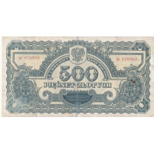 500 złotych 1944, ...owym - ser. AC