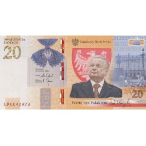 20 Złotych 2021, Lech Kaczyński, KL0042923