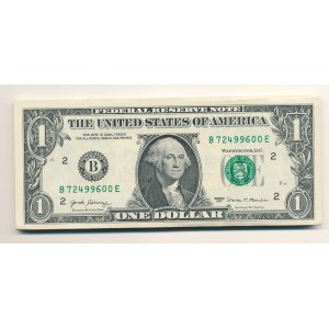 Stany Zjednoczone Ameryki (USA), 1/2 Paczki Bankowej 1 dolar 2017 seria B---E, 50 sztuk