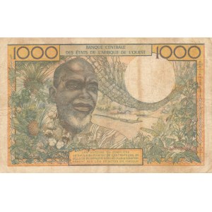 Afryka Zachodnia, Senegal, 1000 franków 1959-65