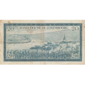 Luxembourg, 20 franków 1955