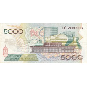 Luksemburg, 5.000 franków 1993