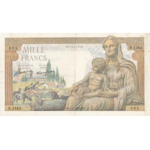 Francja, 1000 Francs 1943