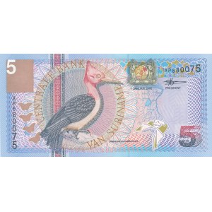 Suriname, 5 Guldenów 2000