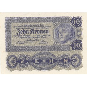 Austro-Węgry, 10 koron 1922