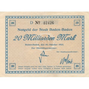 Niemcy, 20.000.000.000 (dwadzieścia miliardów) marek 1922