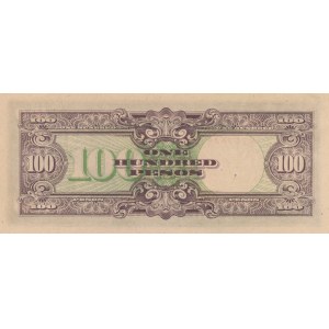 Japonia, 100 pesos 1944, nieostemplowany