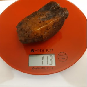 Naturalny Bursztyn Bałtycki 113 gr.