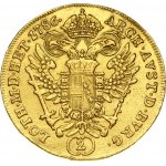 Austria 2 Ducat 1786A Joseph II (1780-1790). Obverse: Laureate bust right. Obverse Legend...