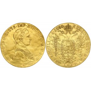 Austria 4 Ducat 1838A Ferdinand I (1835-1848). Obverse: Laureate; armored bust right. Reverse...