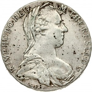 Austria 1 Thaler 1780 SF Restrike. Maria Theresia(1740-1780). Obverse: Bust right. R.IMP.HU.BO.REG M.THERESIA.D.G...