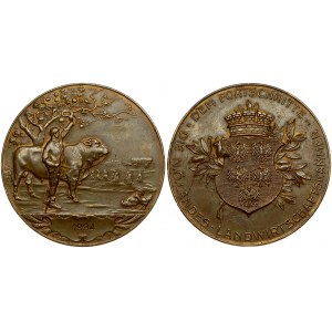 Austria Medal 1934 The Progress. N. Ö. Land Chamber of Agriculture. Bronze. Weight approx: 58.49 g. Diameter: 55 mm...